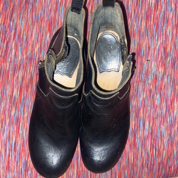 Swedish Hasbeen Zip It Emy 9.5 black clog wooden - Picture 7 of 7